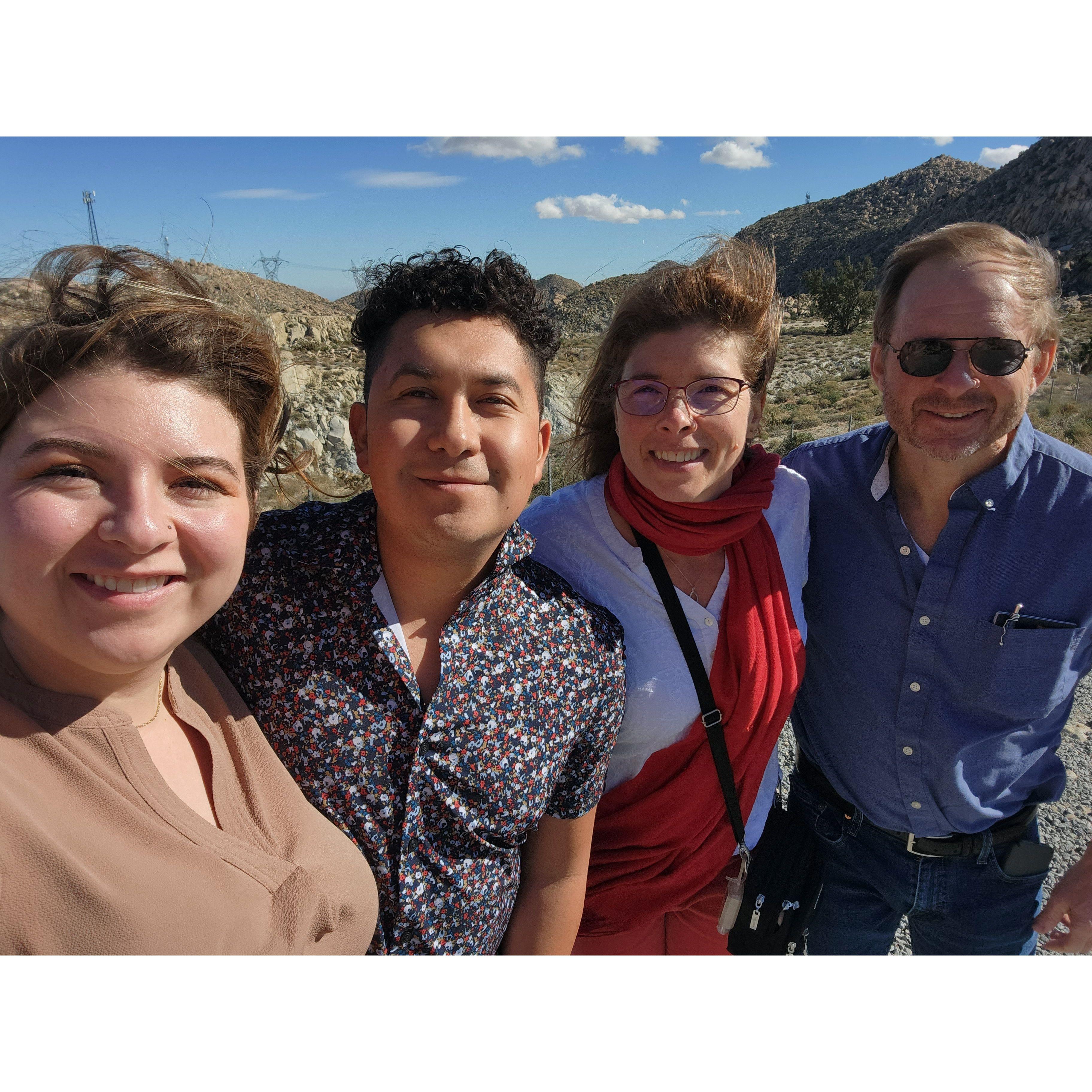 Julia's parents' first visit to California