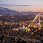 Sunset at Ensign Peak