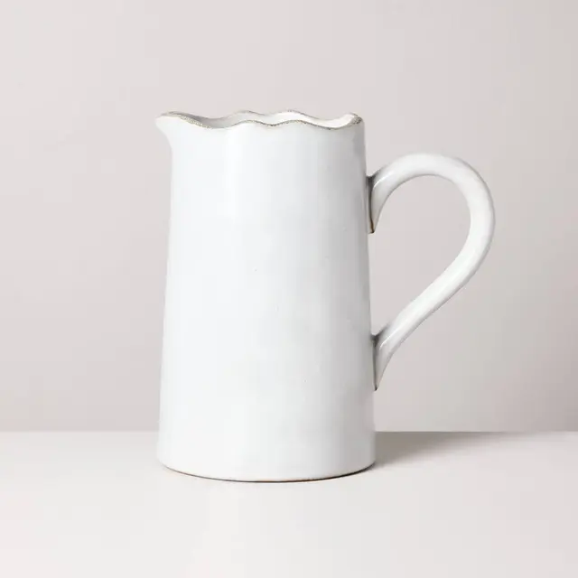 Carved Edge Pitcher Cream - Hearth & Hand™ with Magnolia