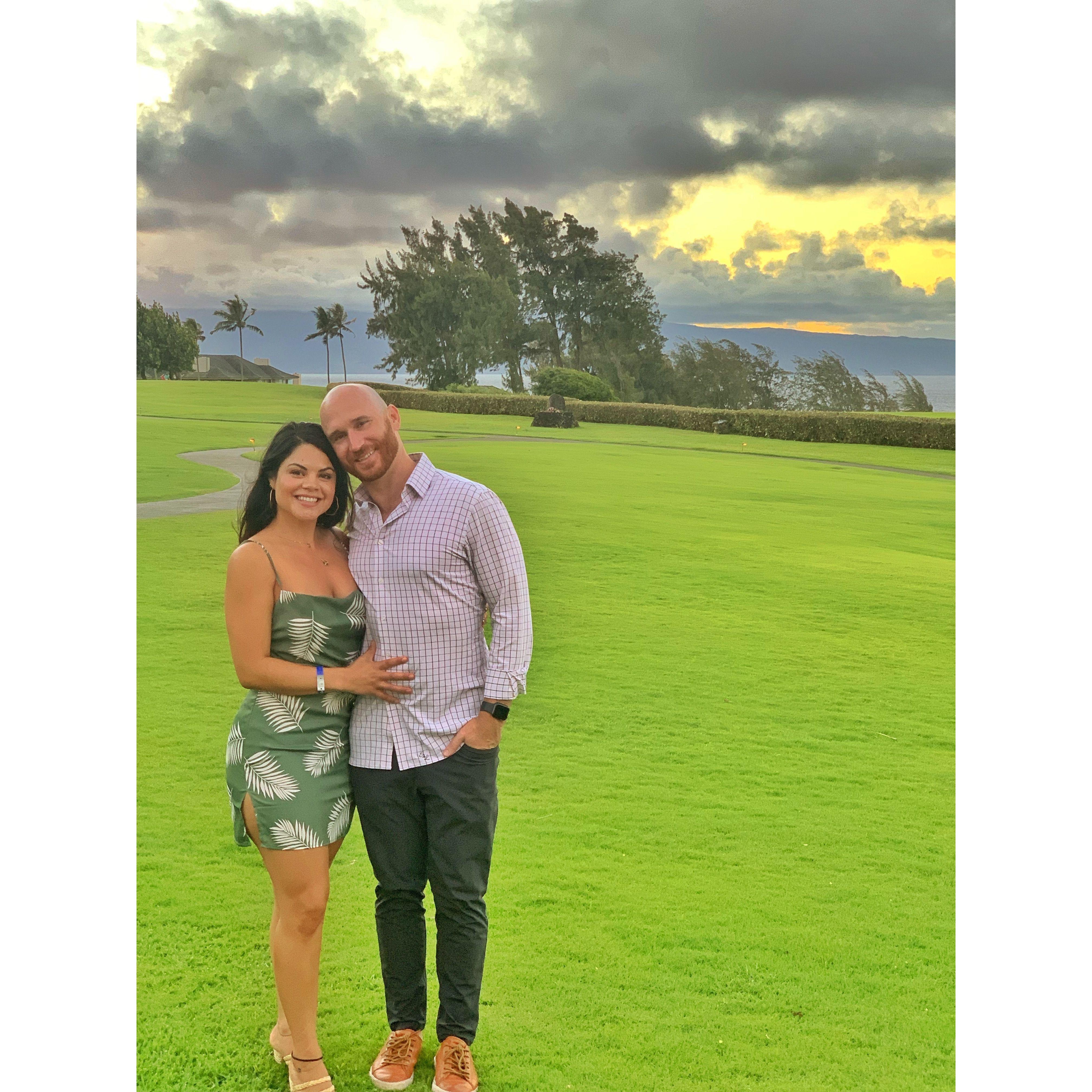 In Hawaii...the trip we knew our love would be forever