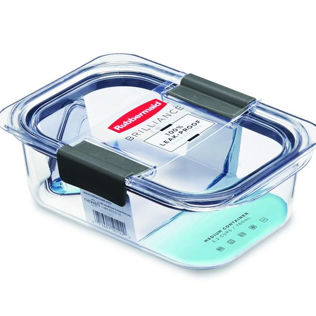 Rubbermaid Brilliance Food Storage Container (3.2 Cup, 2-Pack)