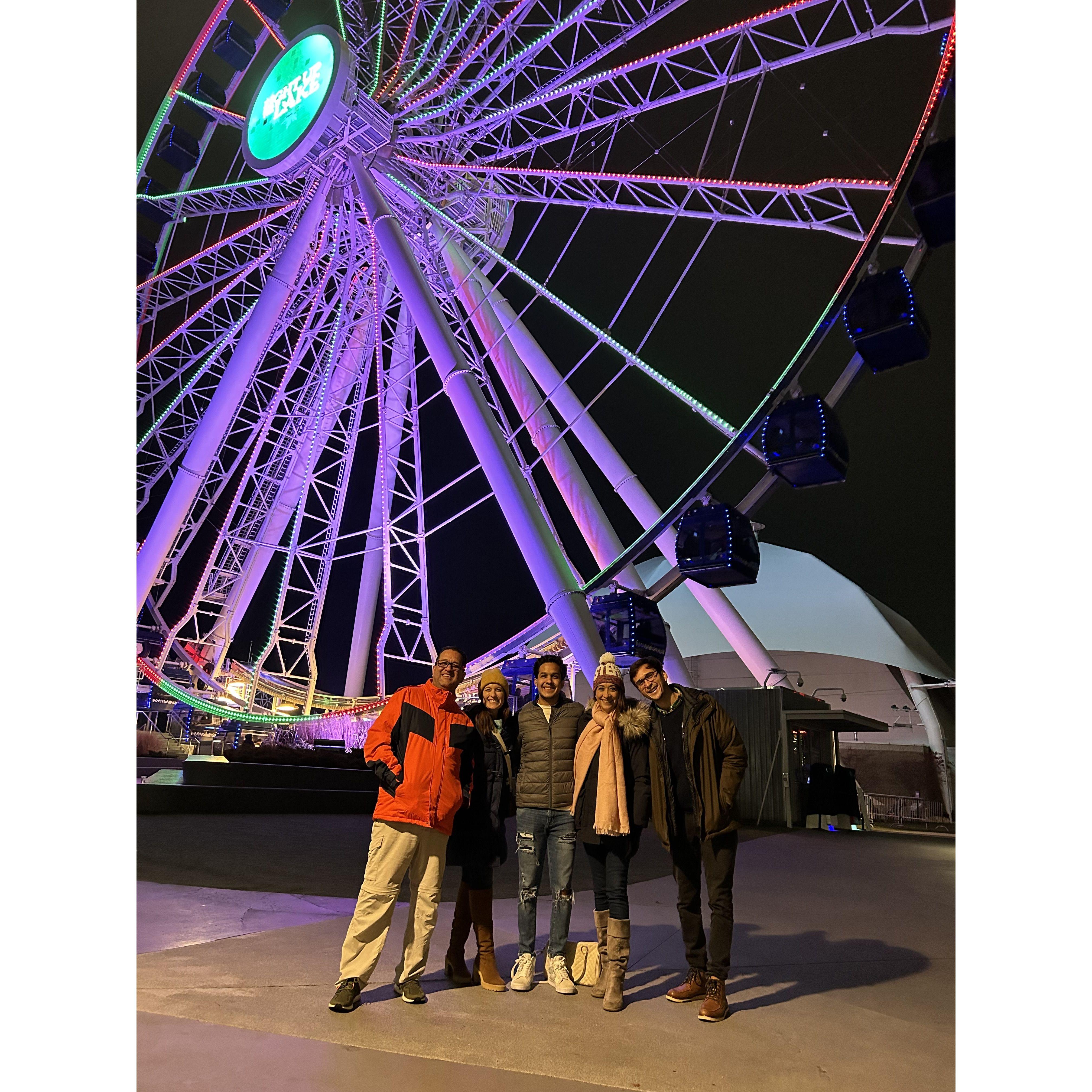 Chicago with Sergio's family!