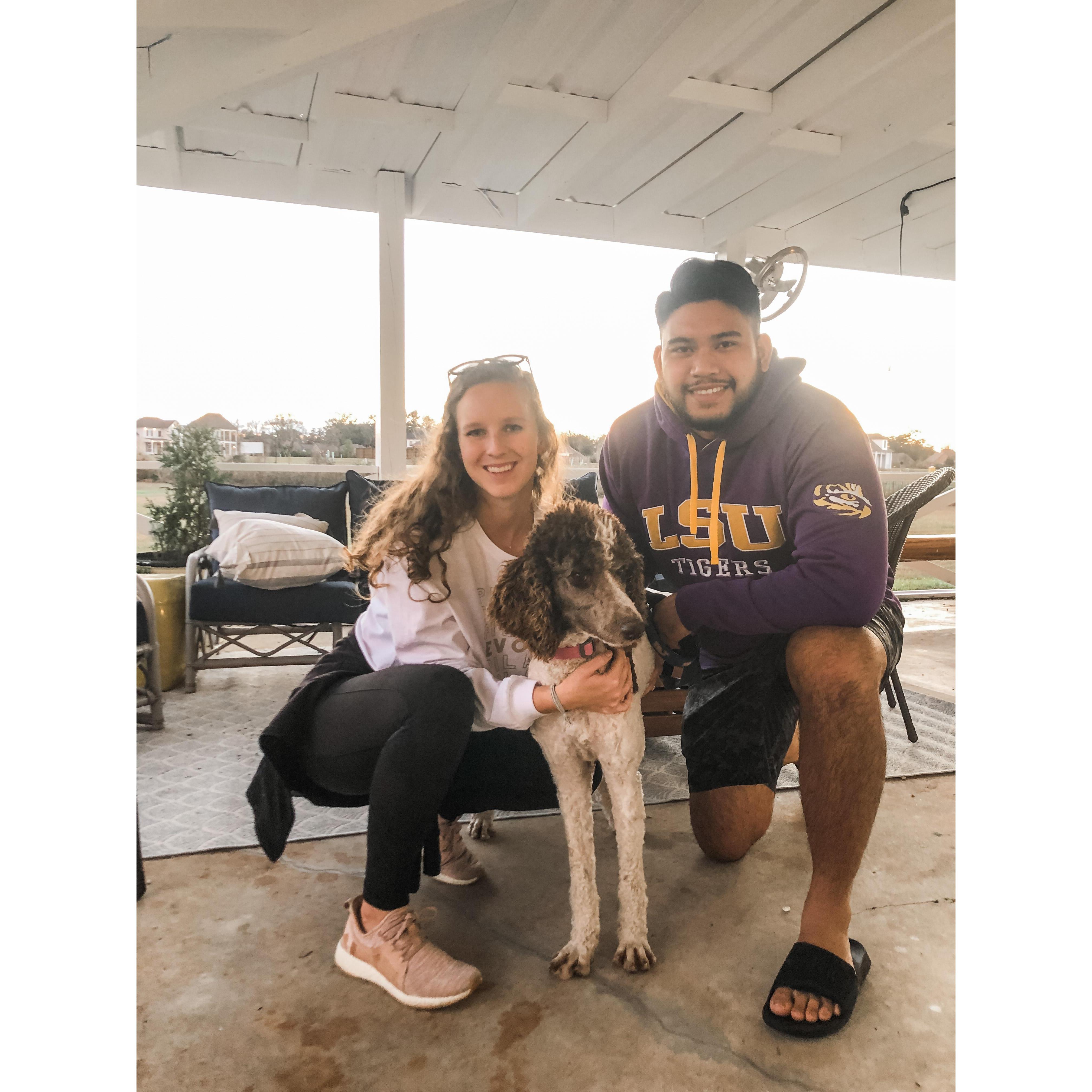 Baton Rouge, Louisiana 
January 2020
Adopting our pup Lulu