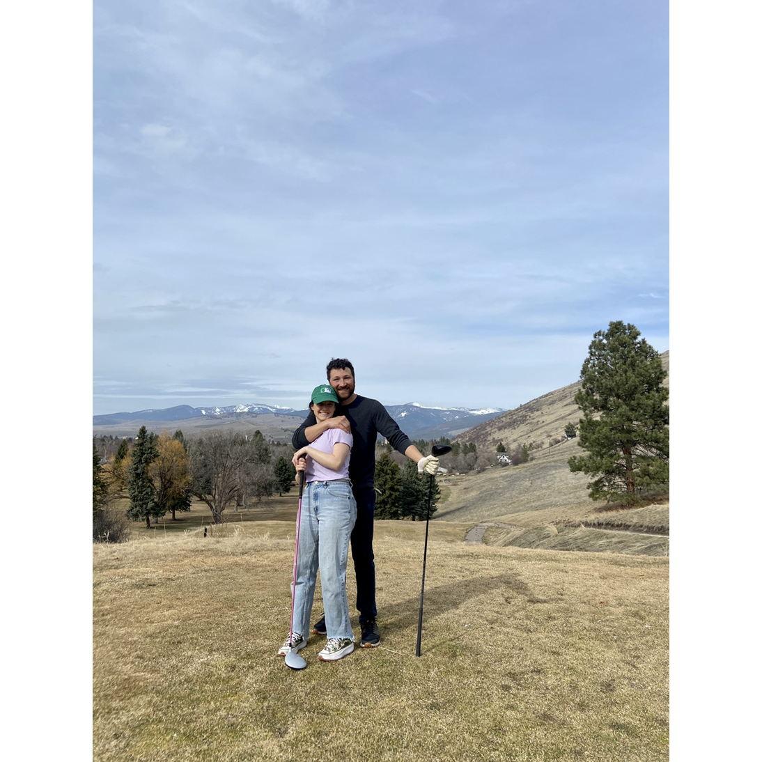 Golfing at the University of Montana 