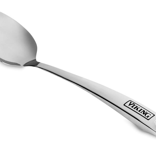 Viking Stainless Steel Solid Spoon, 14" | Cutlery and More