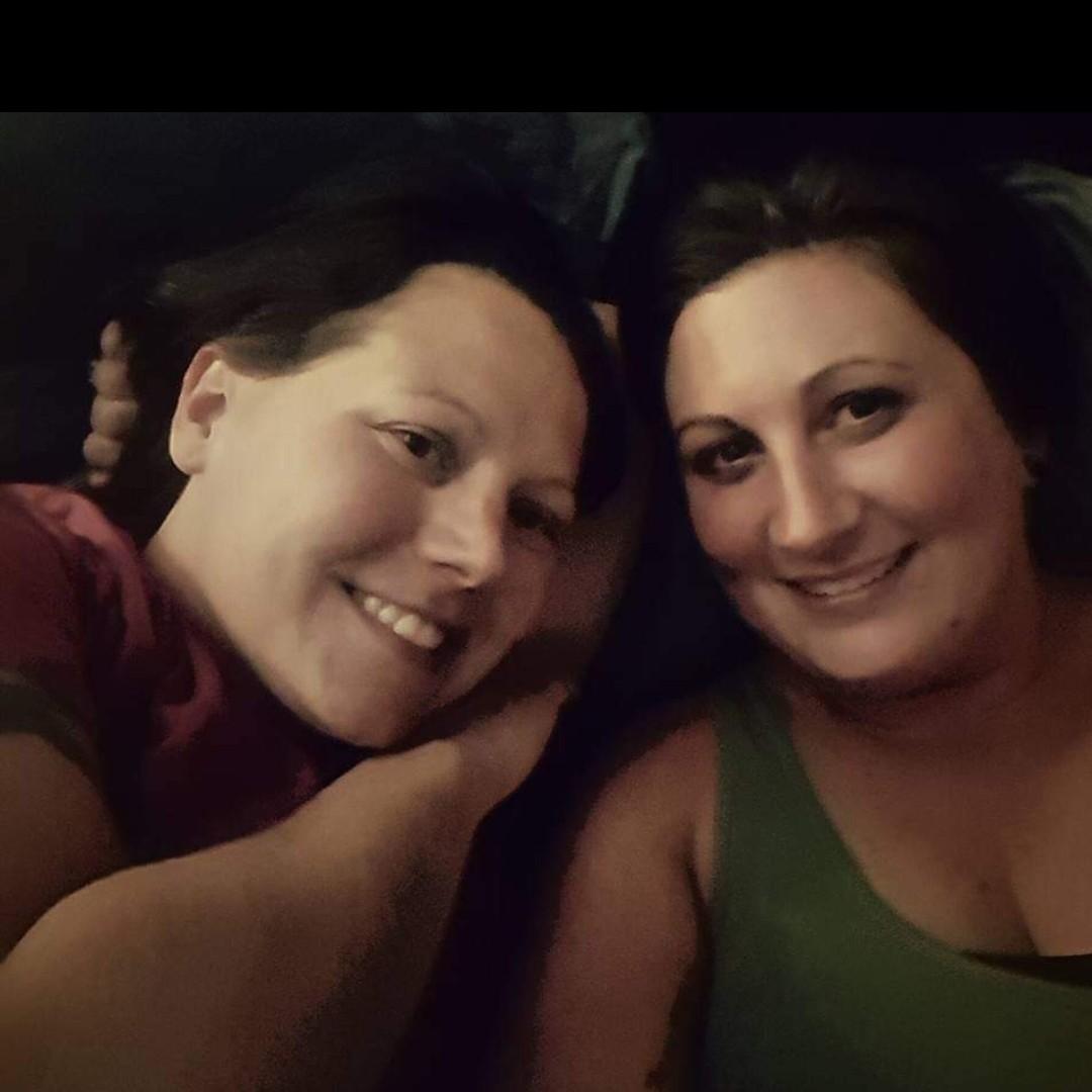 Our first photo together. :)