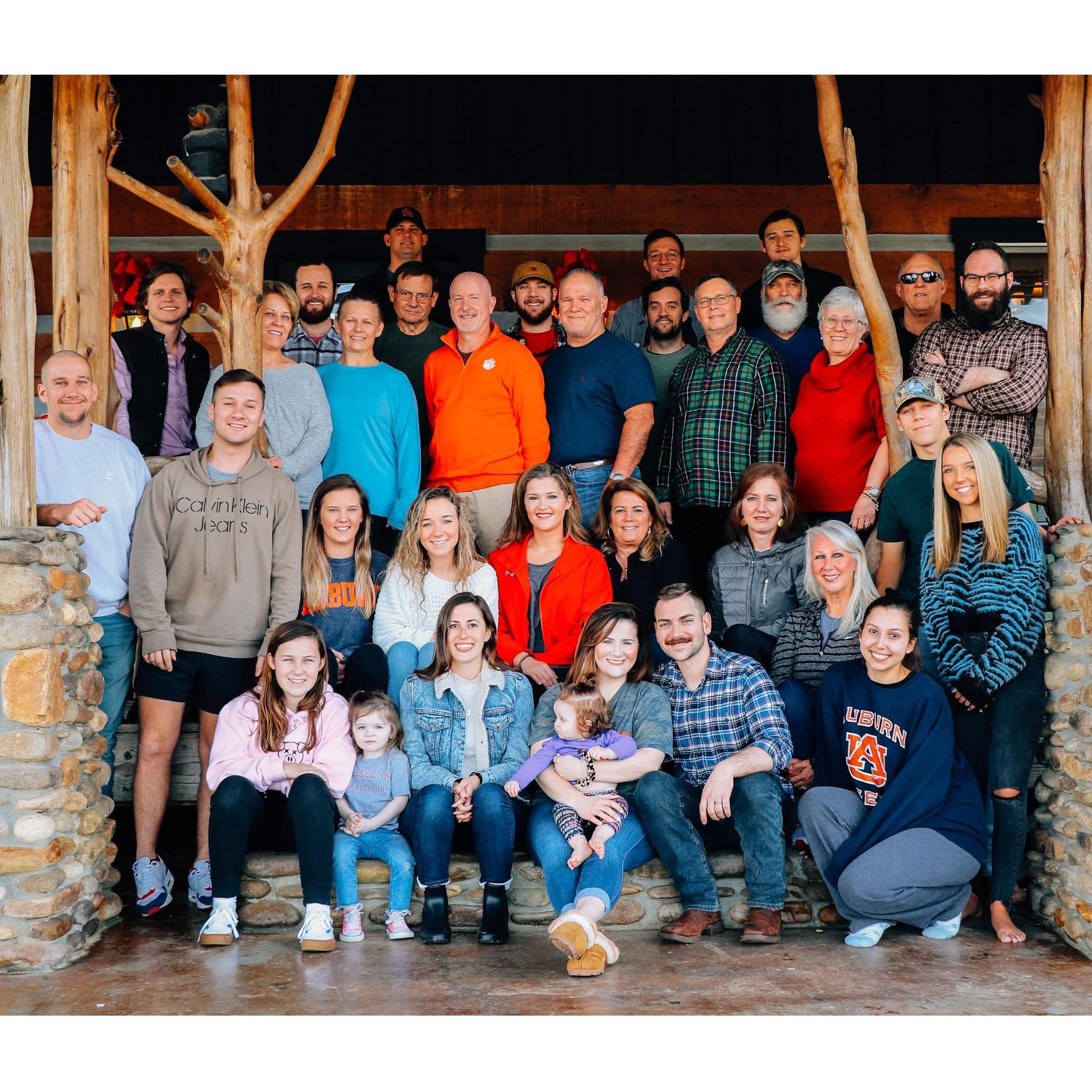 the DuBois family! From the annual Christmas cabin trip (Tennessee 2019)