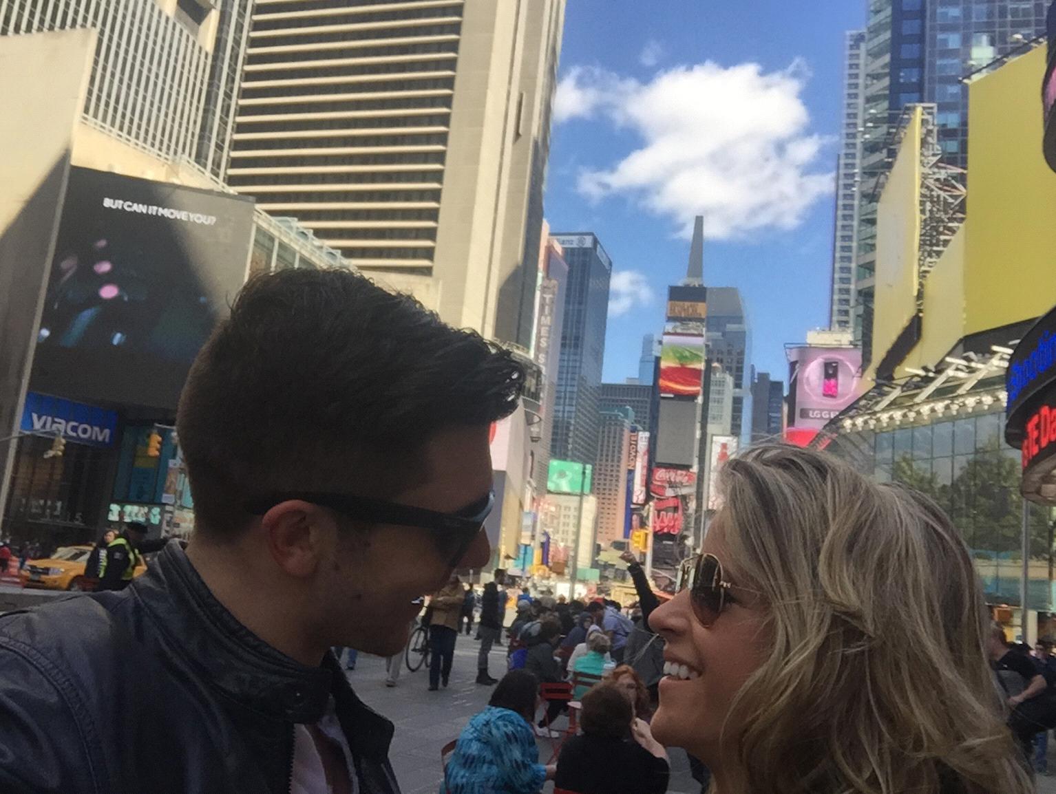 Taylor’s first day in NYC 2015