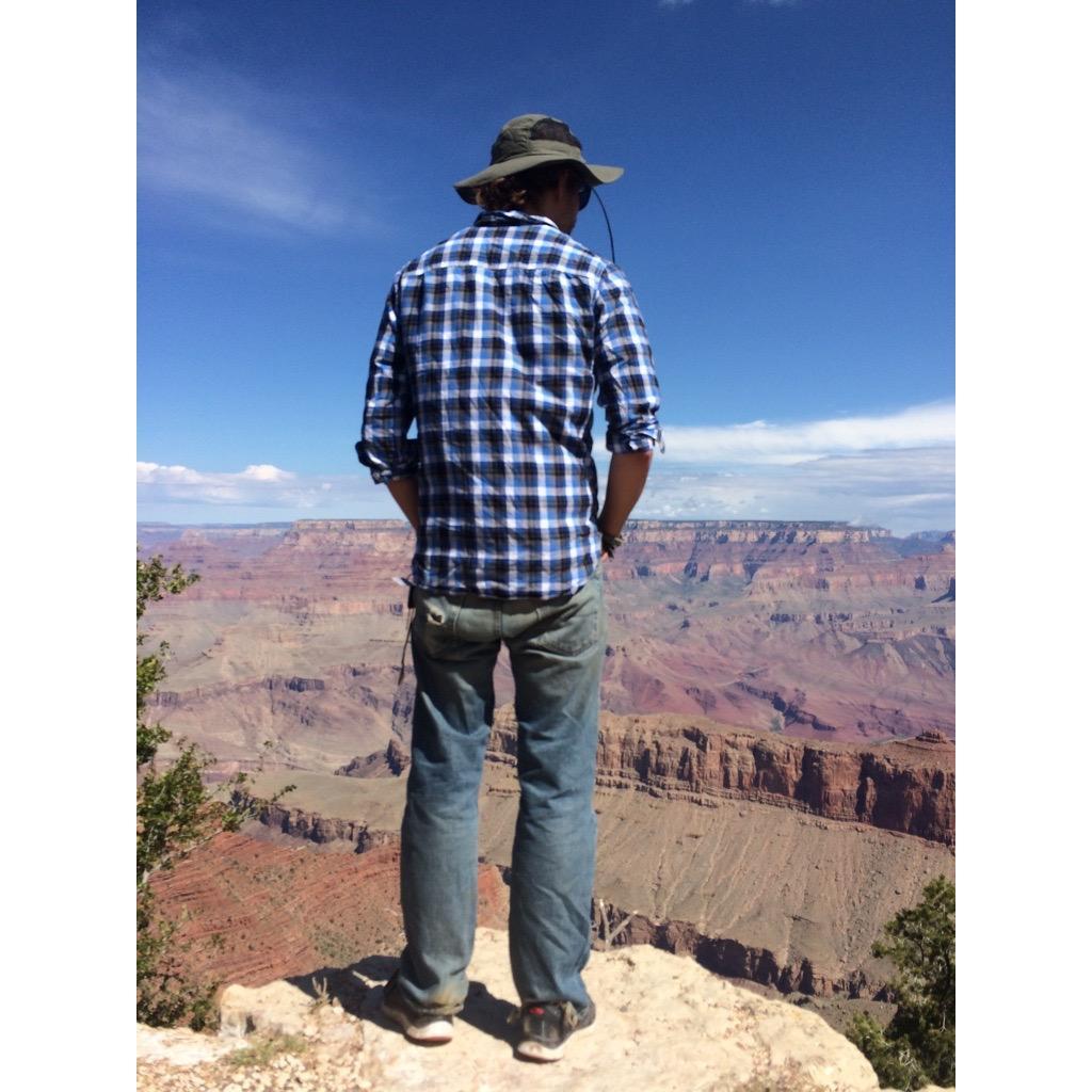Austin overlooking the Grand Canyon, June 2015.