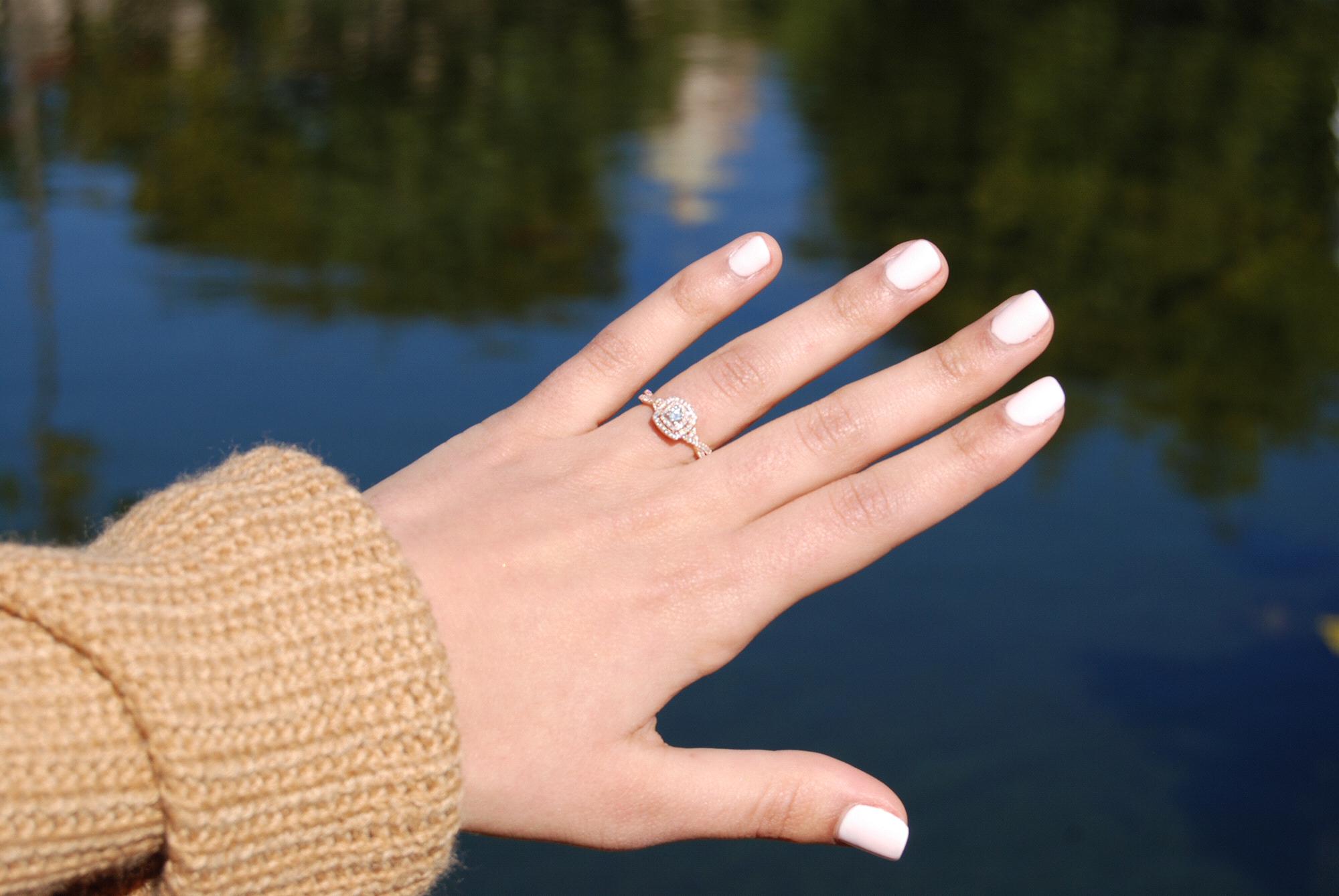 The ring!! Rose gold...of course😉