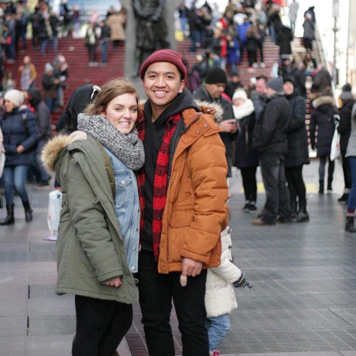 Our first trip together to NYC for our 21st birthdays