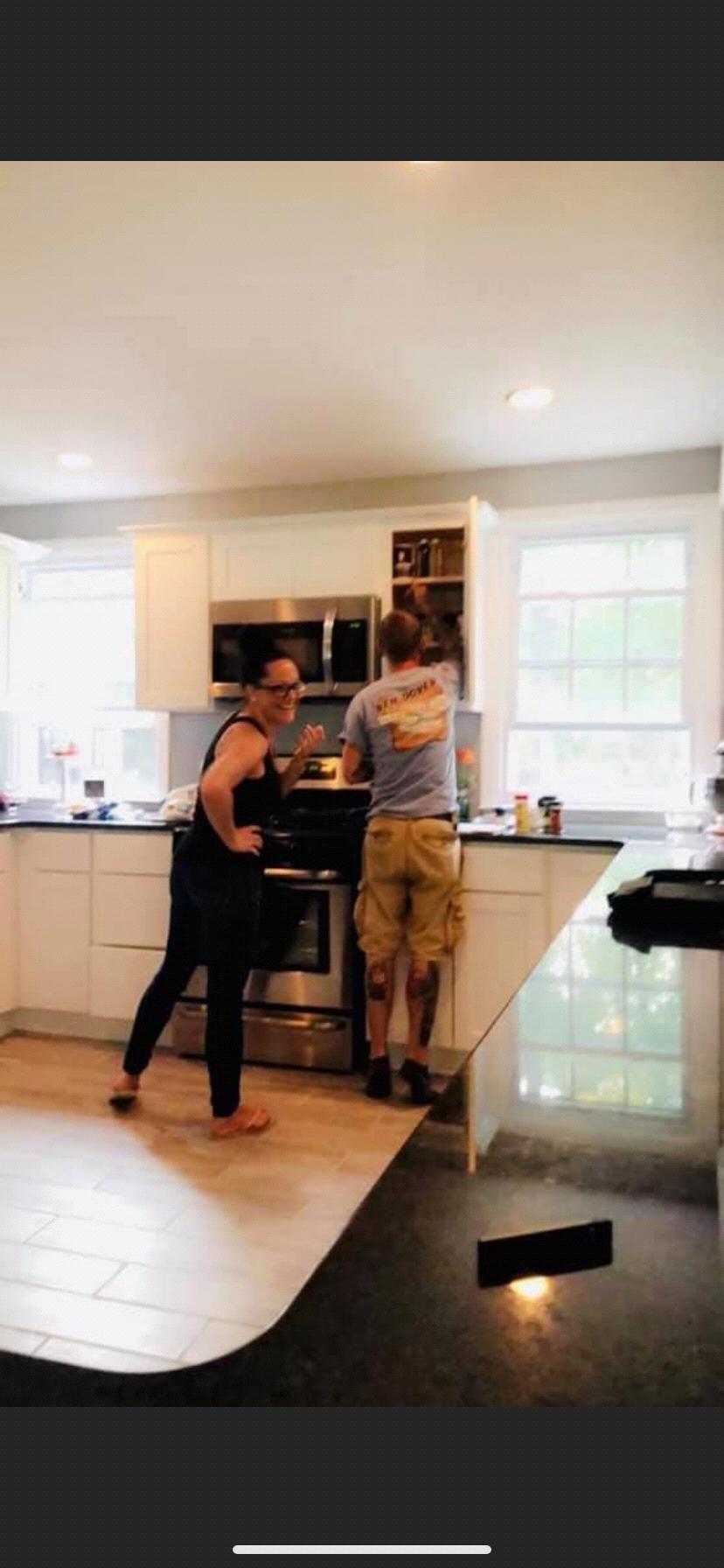 We always love to cook together.