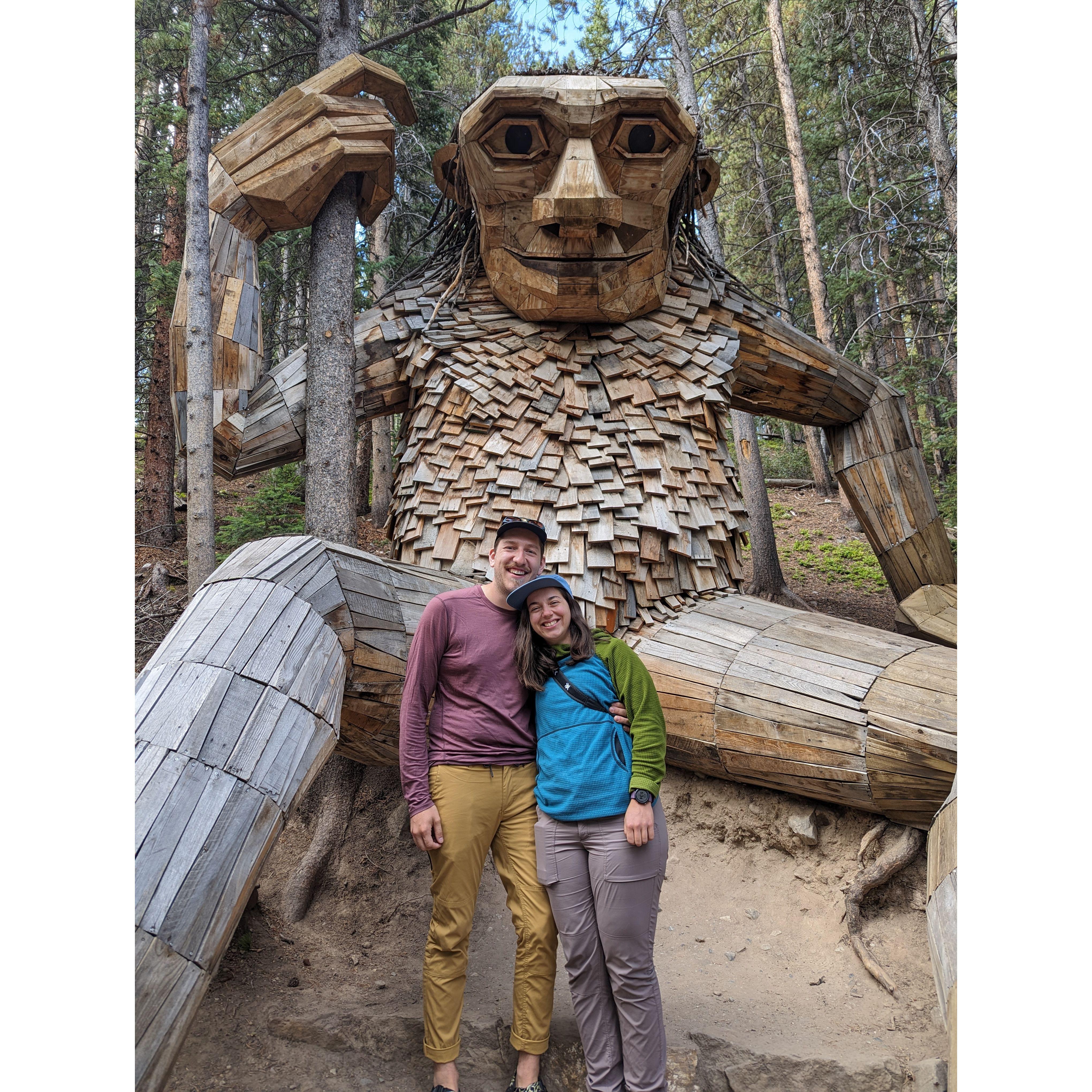 Visiting the Troll in Breckenridge, CO!