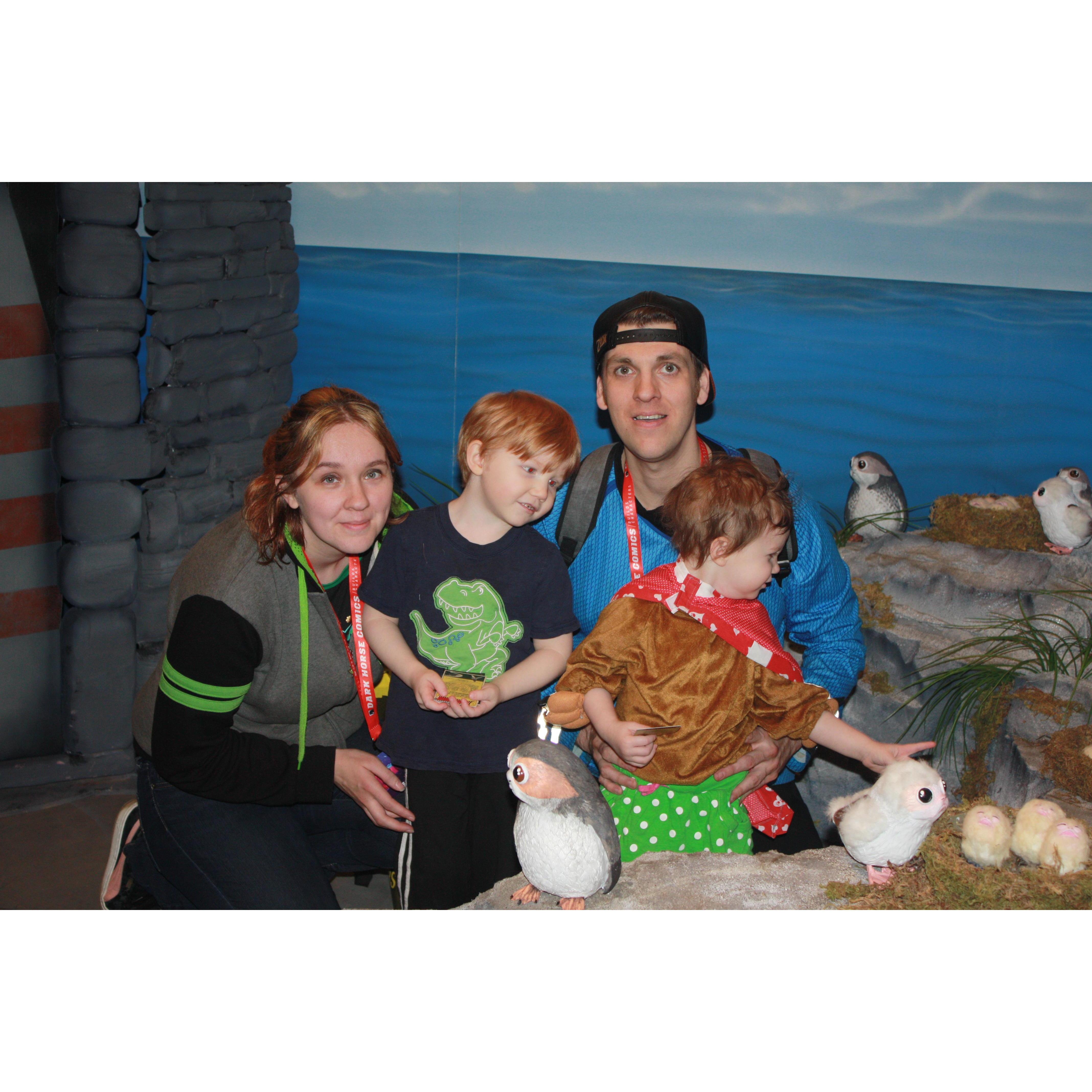 Comic con with the kiddos.