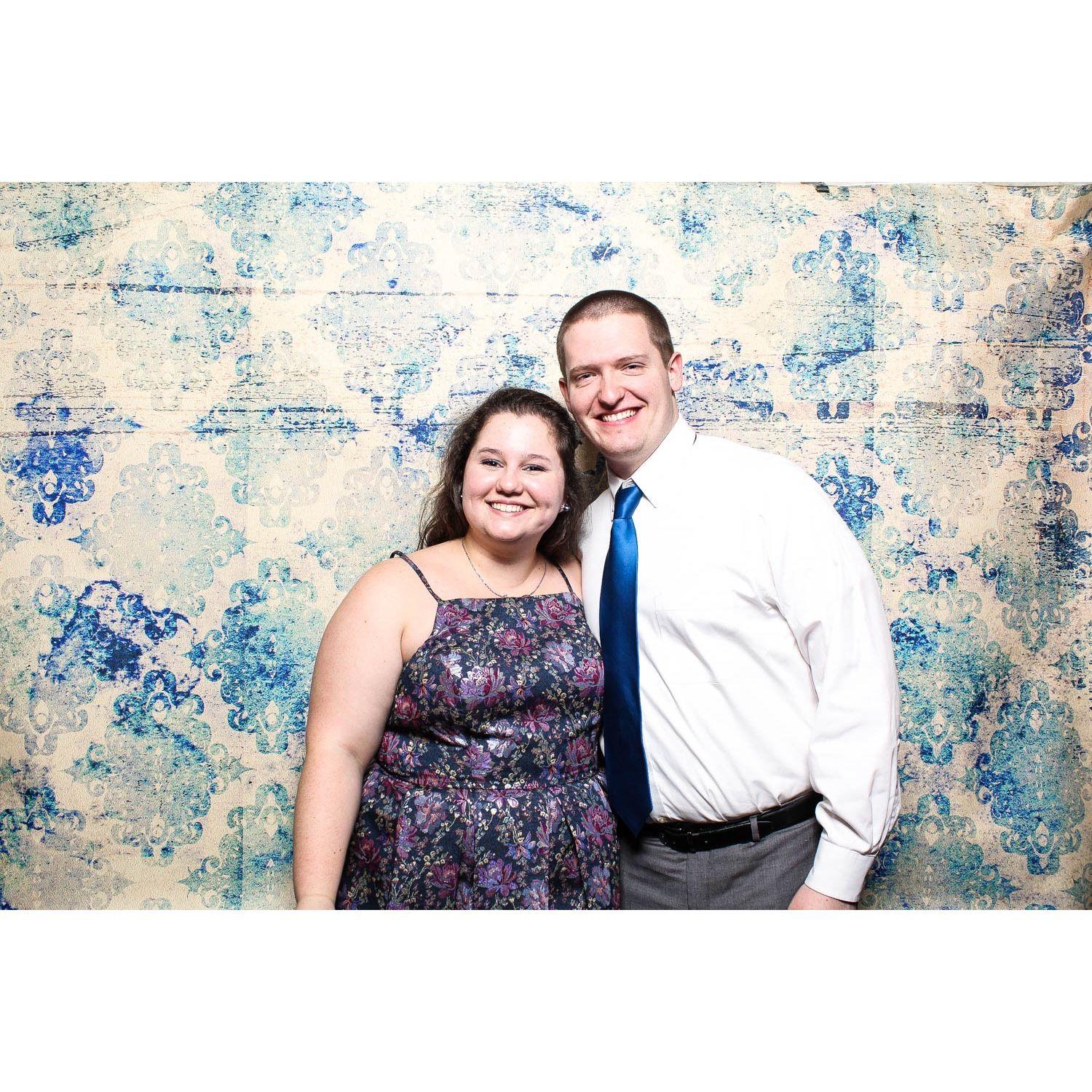 At Alex's cousin's wedding in Brooklyn, November 2017. (Shout out Jordan and Will!)