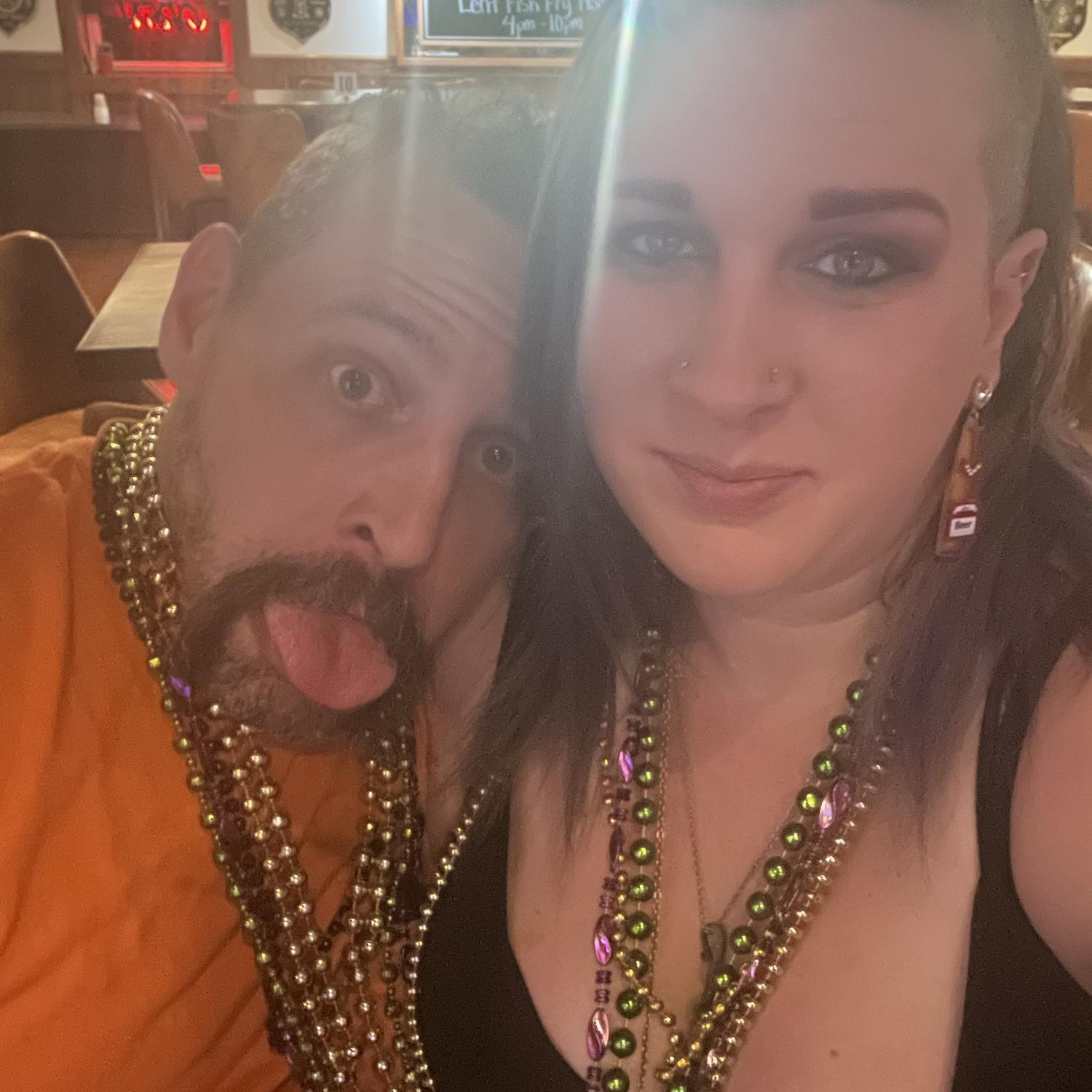Celebrating Mardi Gras at the VFW, Mokena, Illinois February 2023
