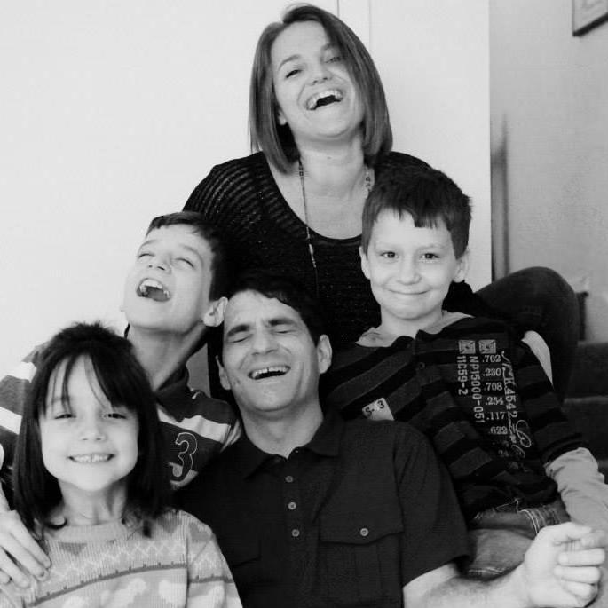 Our family in 2014. Photograph by Henrietta Wildsmith.