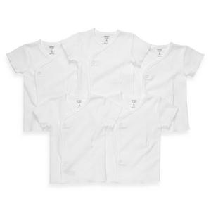 carter's® 5-Pack Size 3 Months White Side-Snap Undershirts