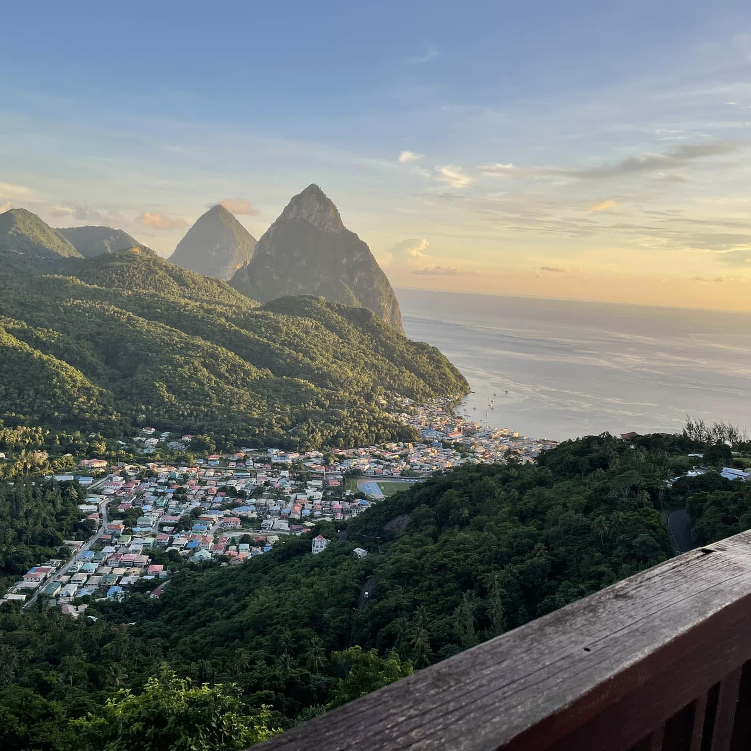 Saint Lucia, on our way to Soufriere