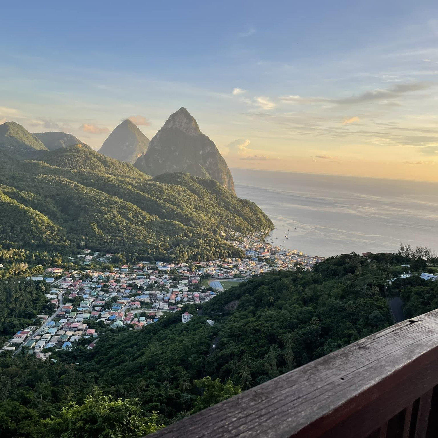 Saint Lucia, on our way to Soufriere