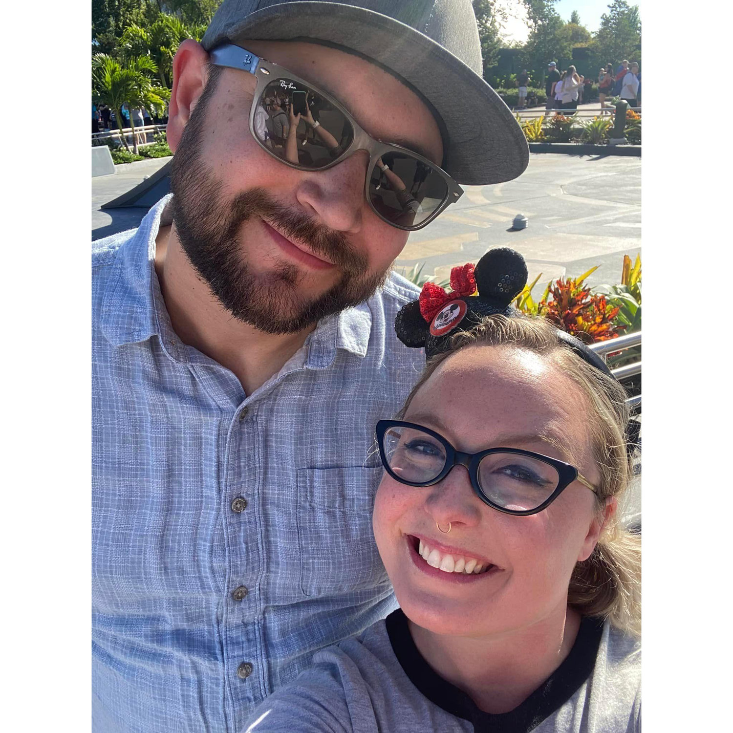 Our first vacation together to DisneyWorld! The most magical place on earth :)