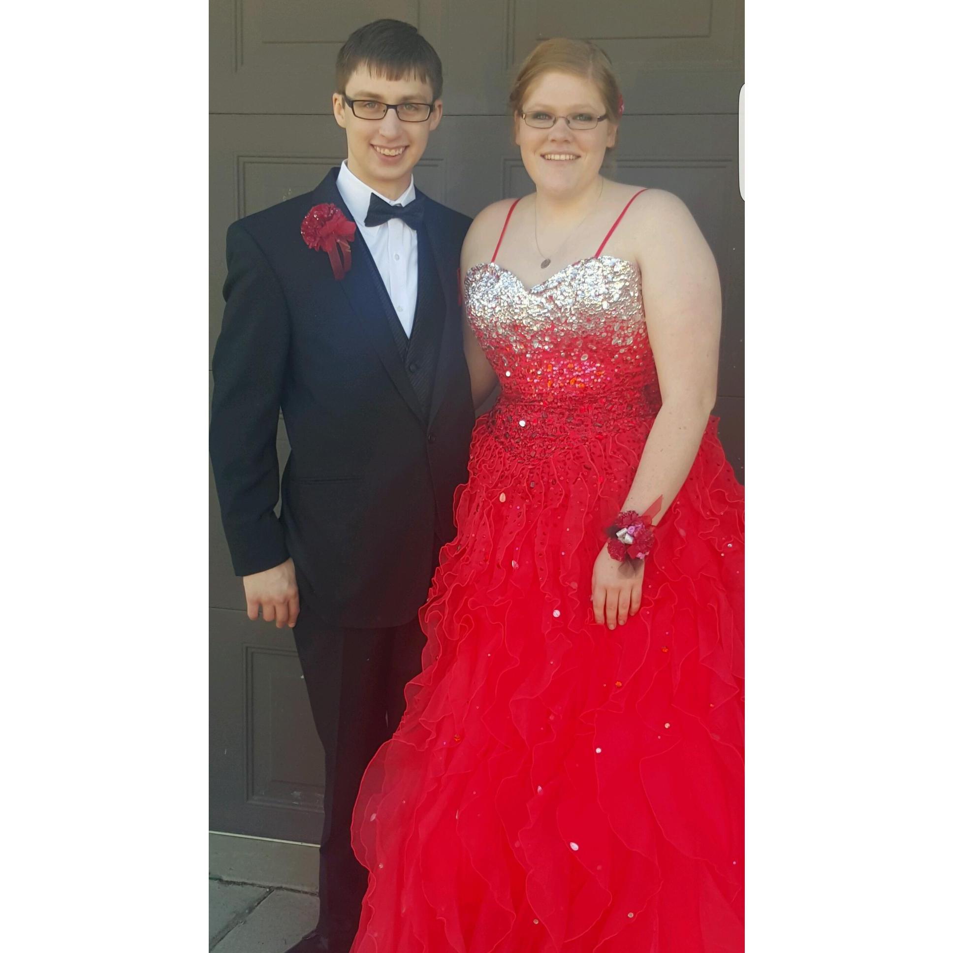 We were actual prom dates for Prom 2016!
