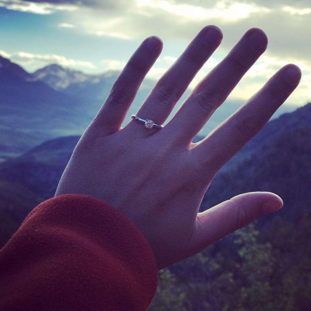 Engaged!  Yay!