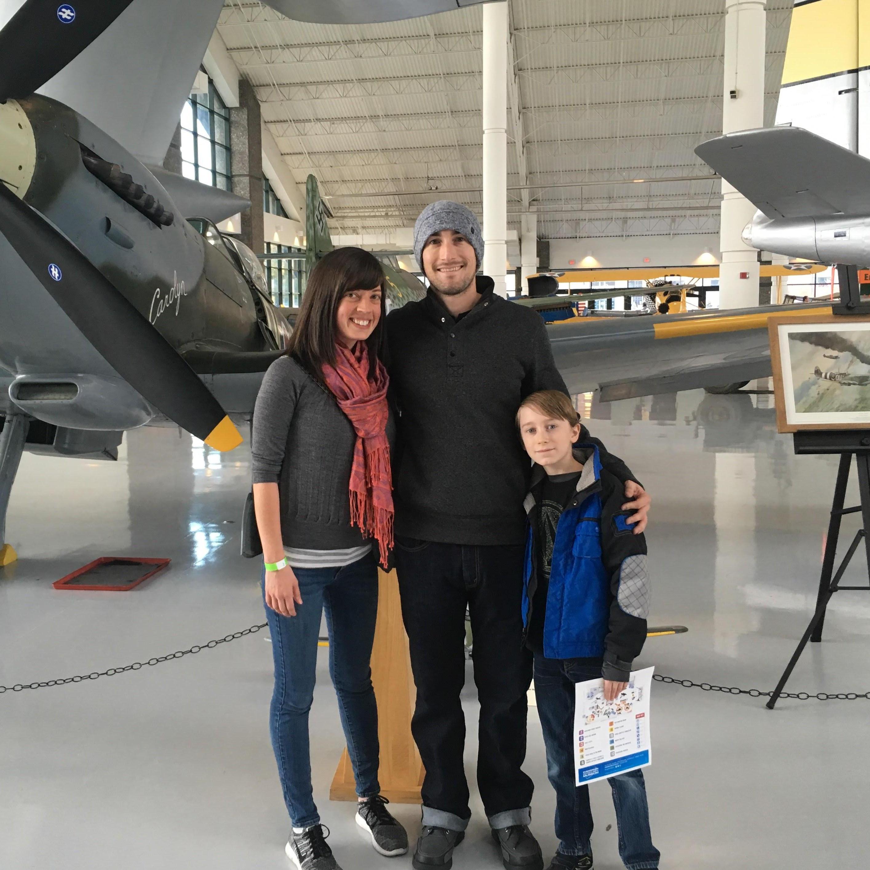 Family field trip to the Evergreen Aviation & Space Museum- Nov 2017