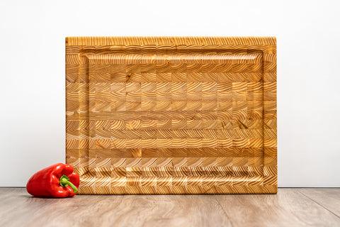 Larchwood End Grain Cutting Board