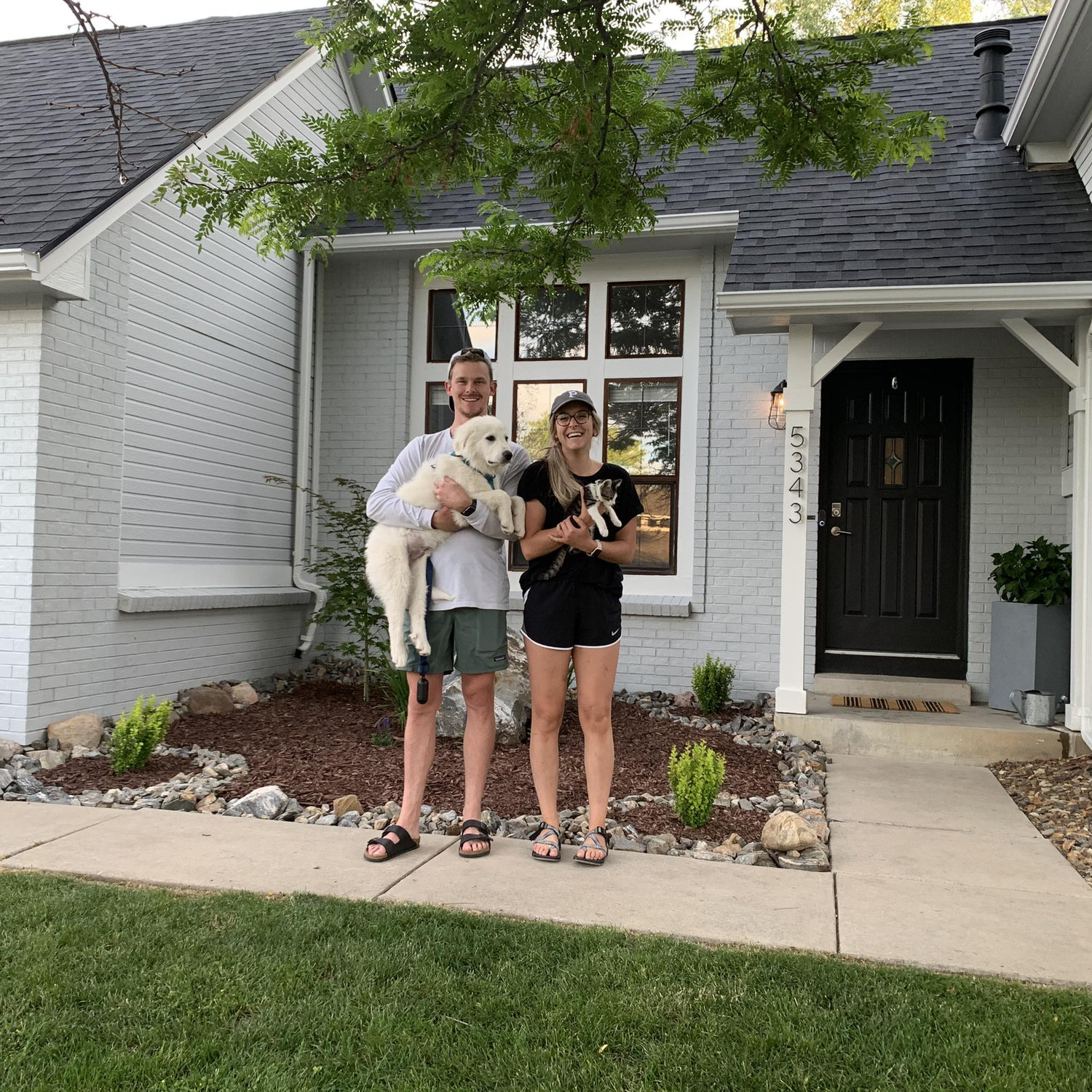 Our first home together!
