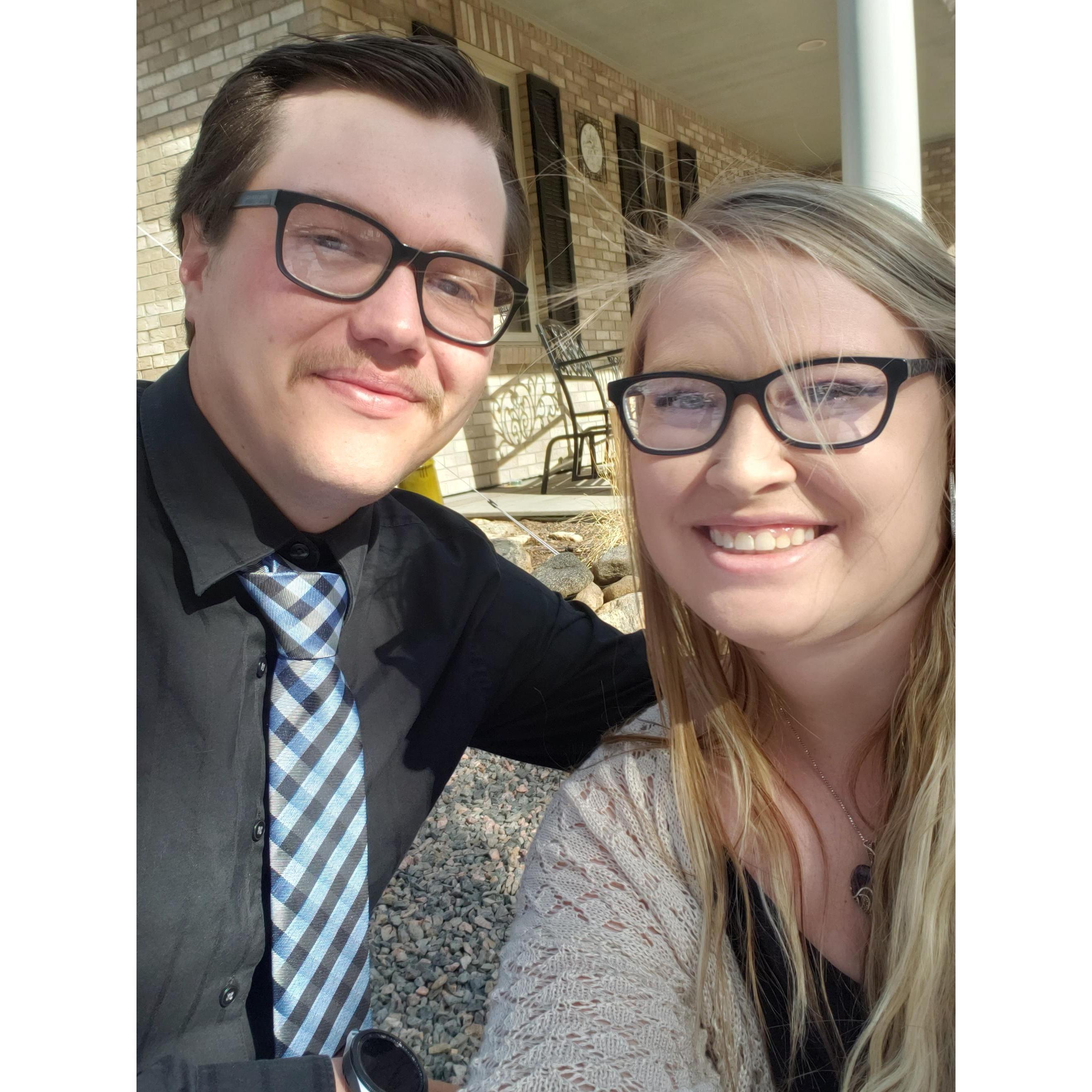 At a friend's wedding