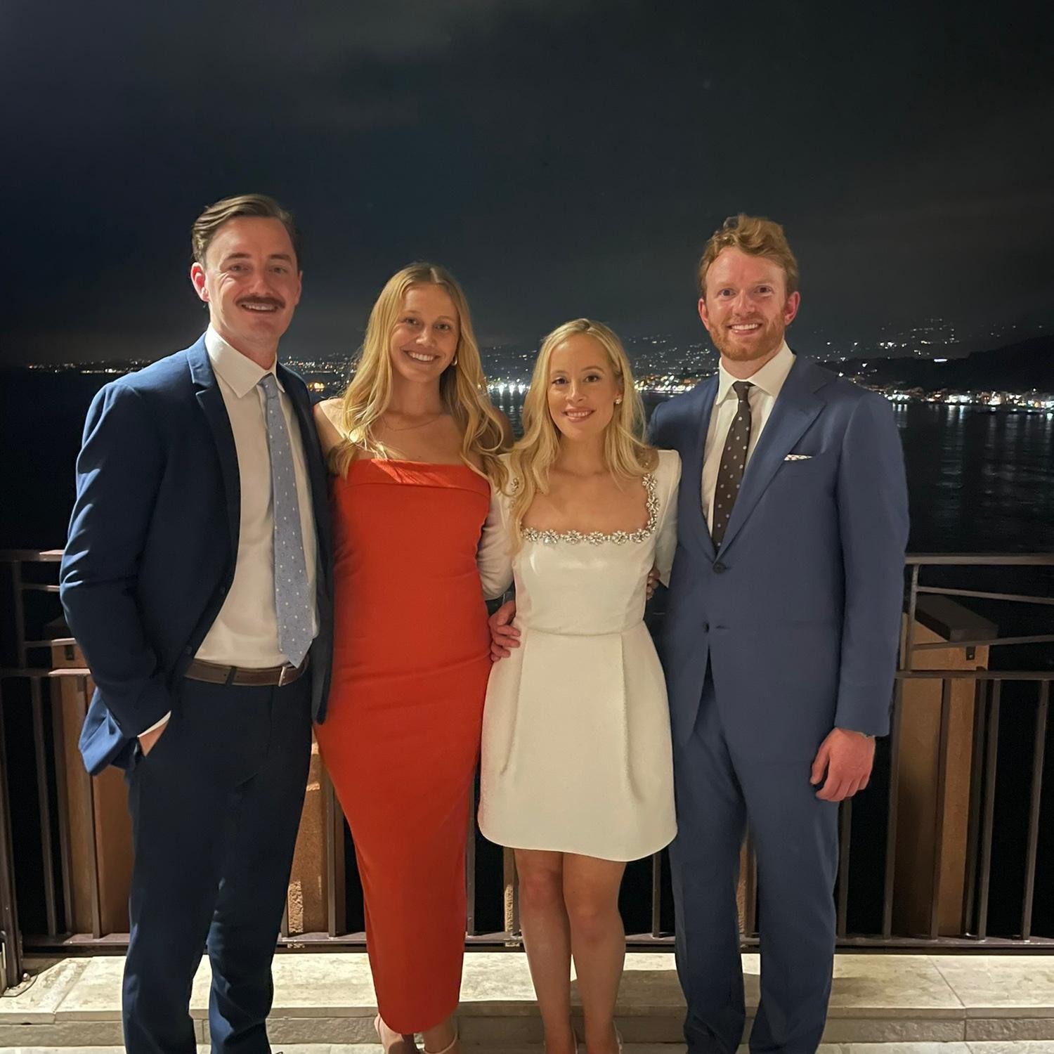 The beautiful couple, Kelly and Viktor, we got to celebrate all weekend in Sicily.