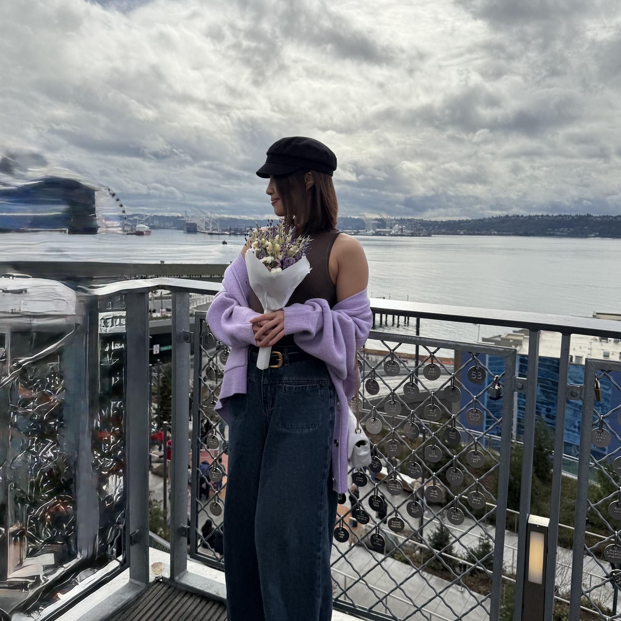 He said he would buy me flowers forever in the picture