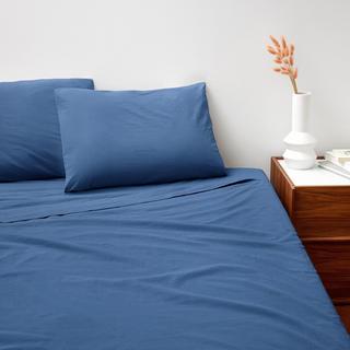 Washed Cotton 4-Piece Sheet Set