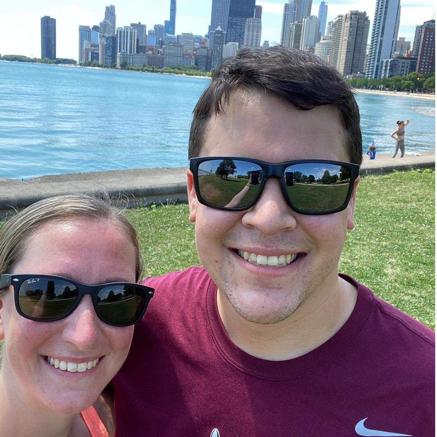 Finally together in the same place exploring Chicago!