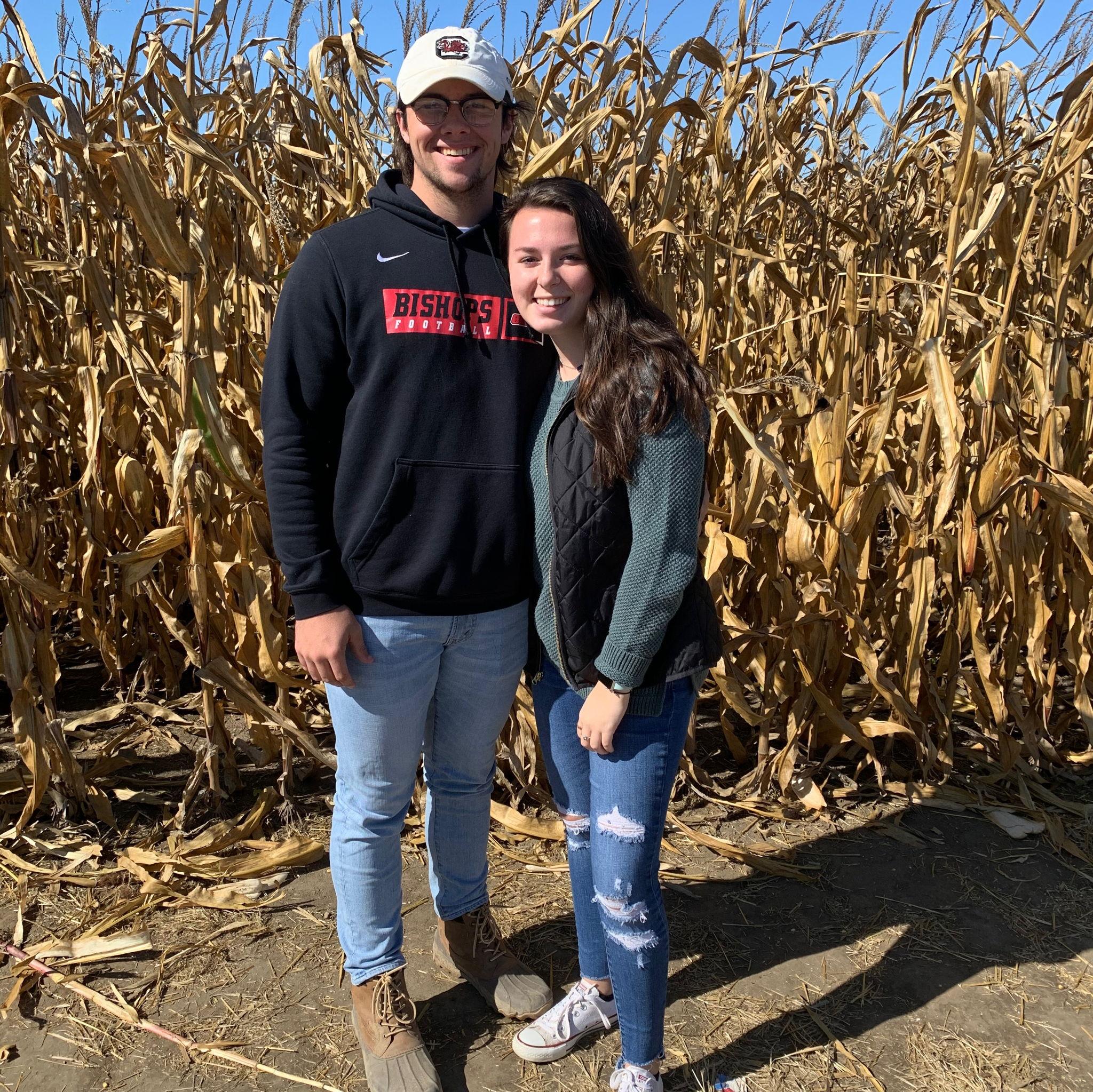 At the pumpkin patch, October 2019