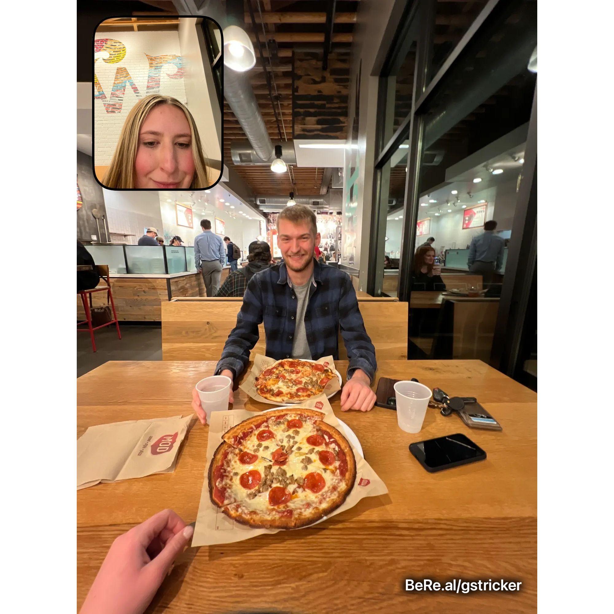 This was our first official dinner date to Mod Pizza!