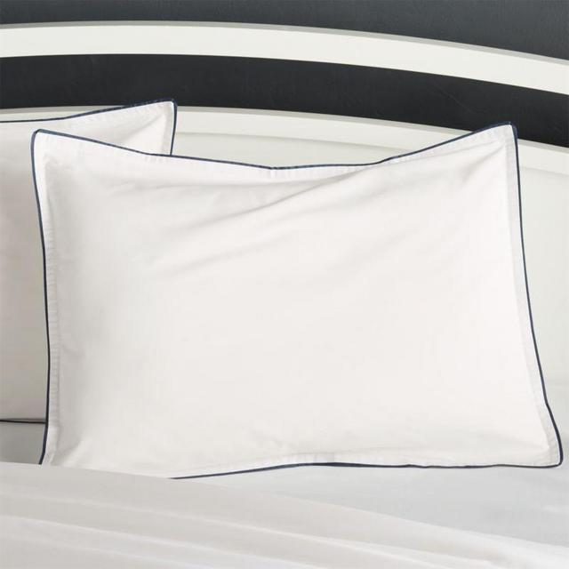 Blue Percale Pillow Sham