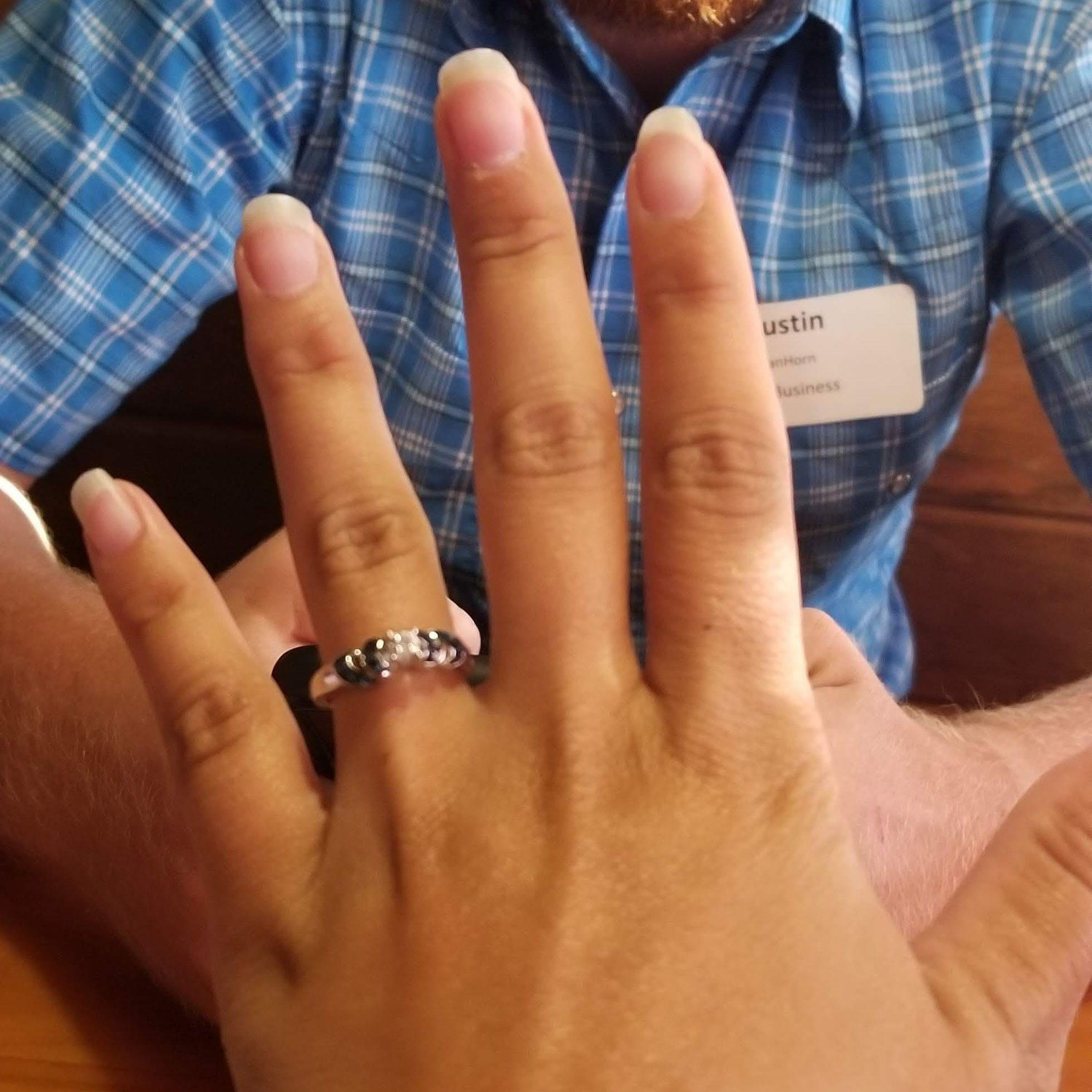 Austin gave me a promise ring! Got registered for classes at Northeast community college to study precision agriculture the same day with a date at Whiskey Creek to follow!