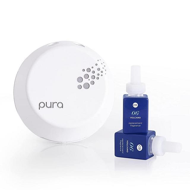 Capri Blue Pura Smart Home Plug-in Diffuser Kit - Volcano (1 Diffuser + 2 Volcano 0.34 Fl Oz Refill Vials)