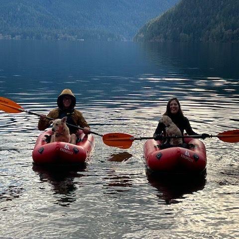 Kayaking at Lake Crescent
