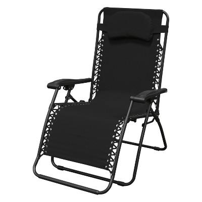 Oversized Infinity Zero Gravity Chair - Black - Caravan