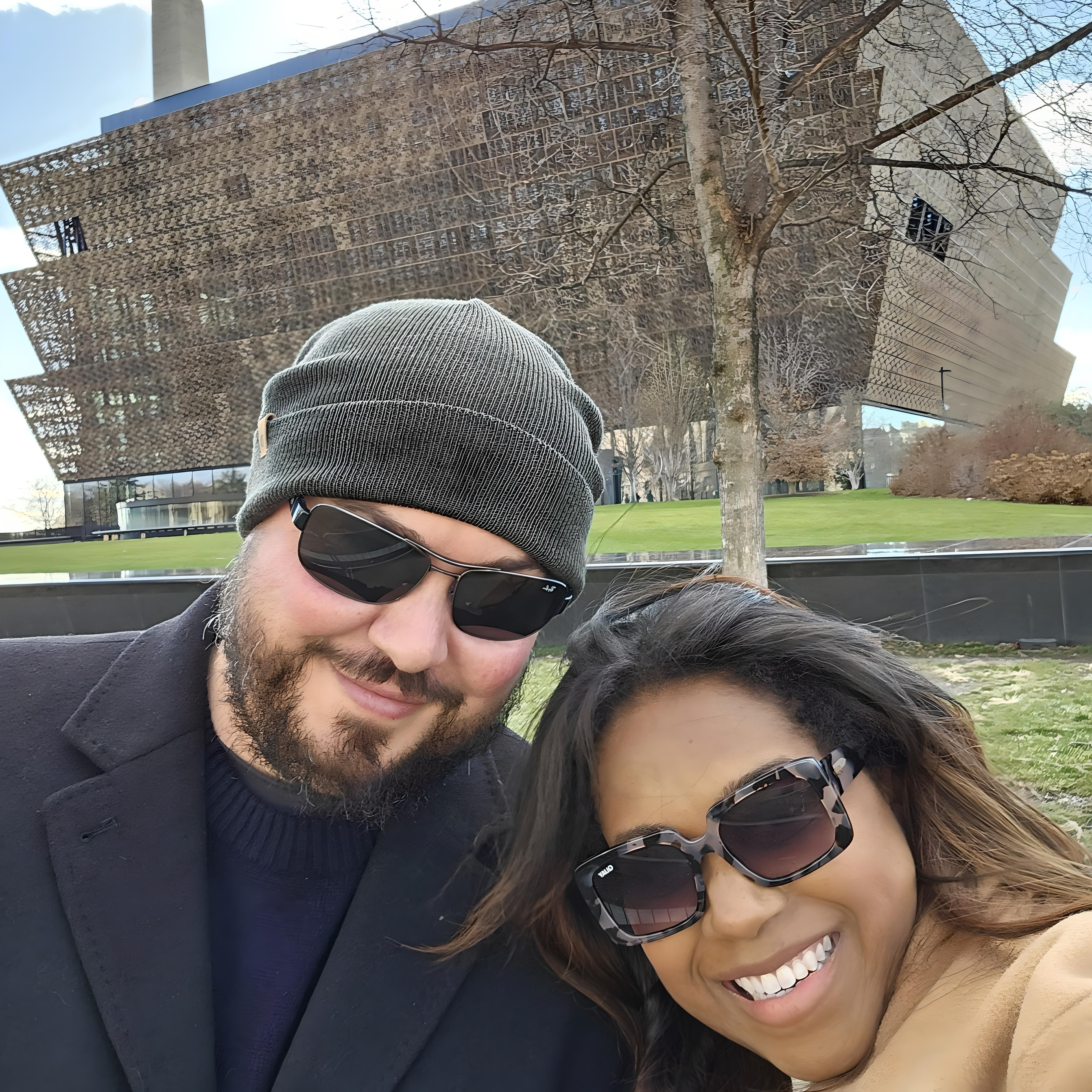 Taking in the DC culture while visiting the African-American History Museum.