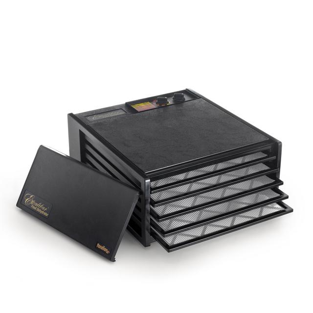 Excalibur 3526TB Excalibur 3526TB 5 Tray Dehydrator with Timer Black, 1, Black