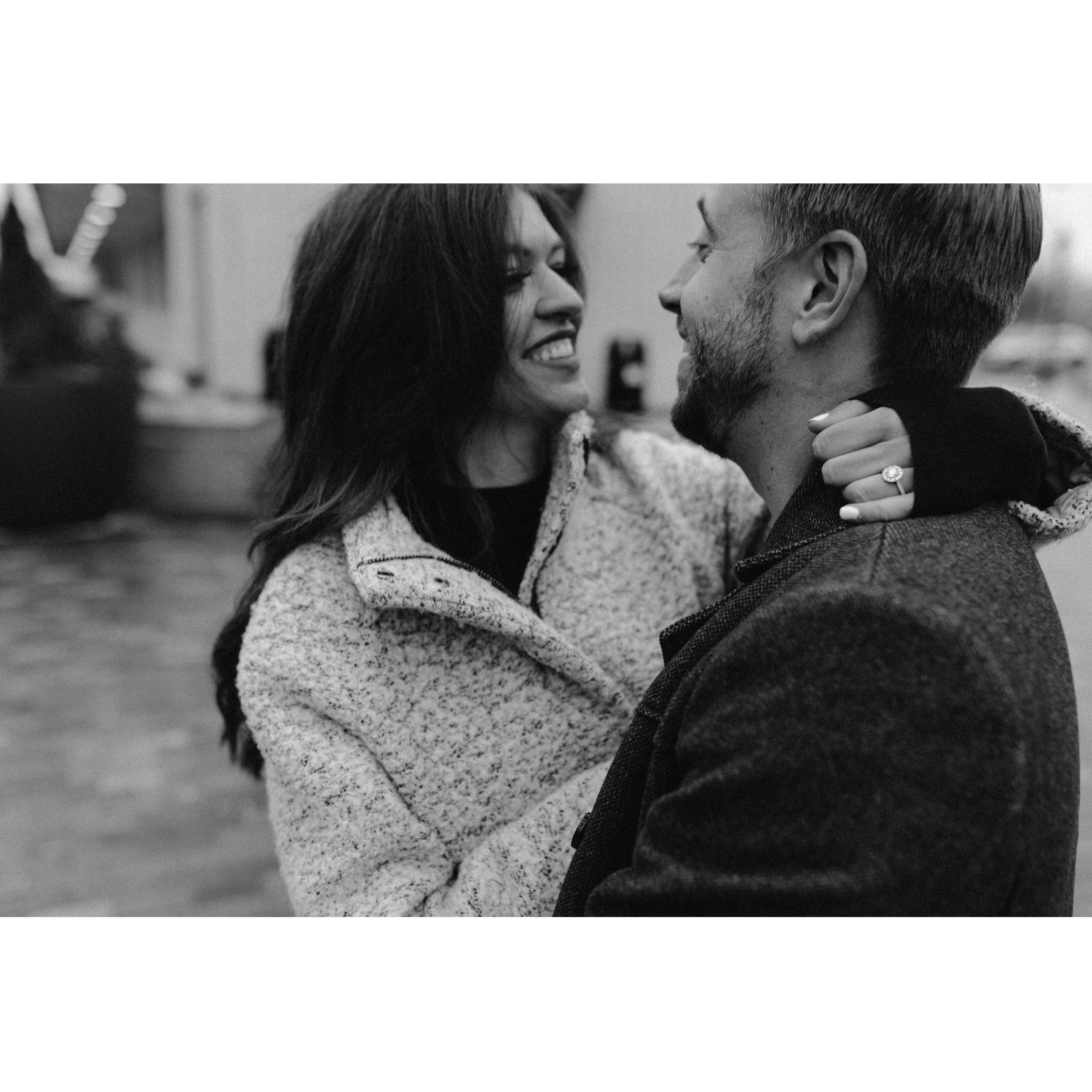 tight grip around the neck to keep him from ever getting away