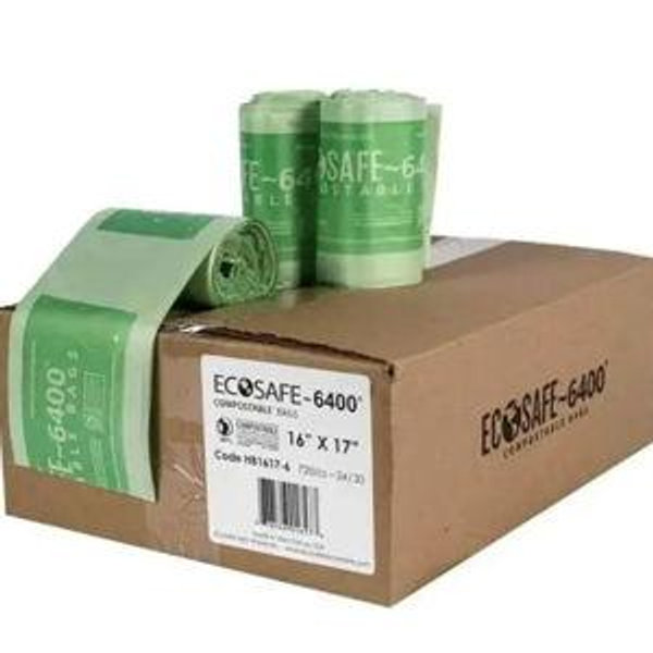 2.5 gal Certified Compostable Trash Bags | 16"x17"