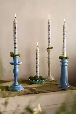 Chinoiserie Tapers, Set of 4