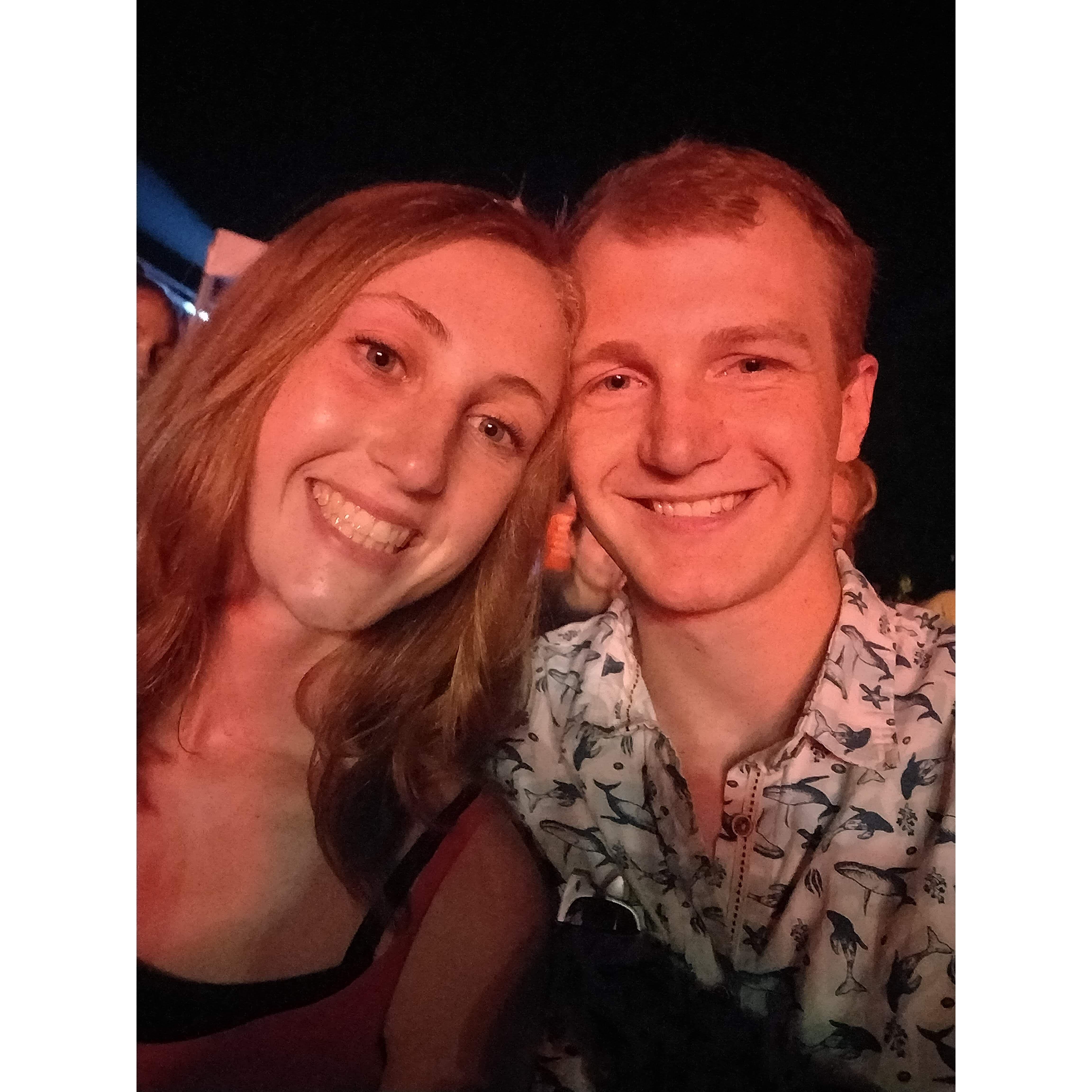 George's first concert Brett Eldredge!