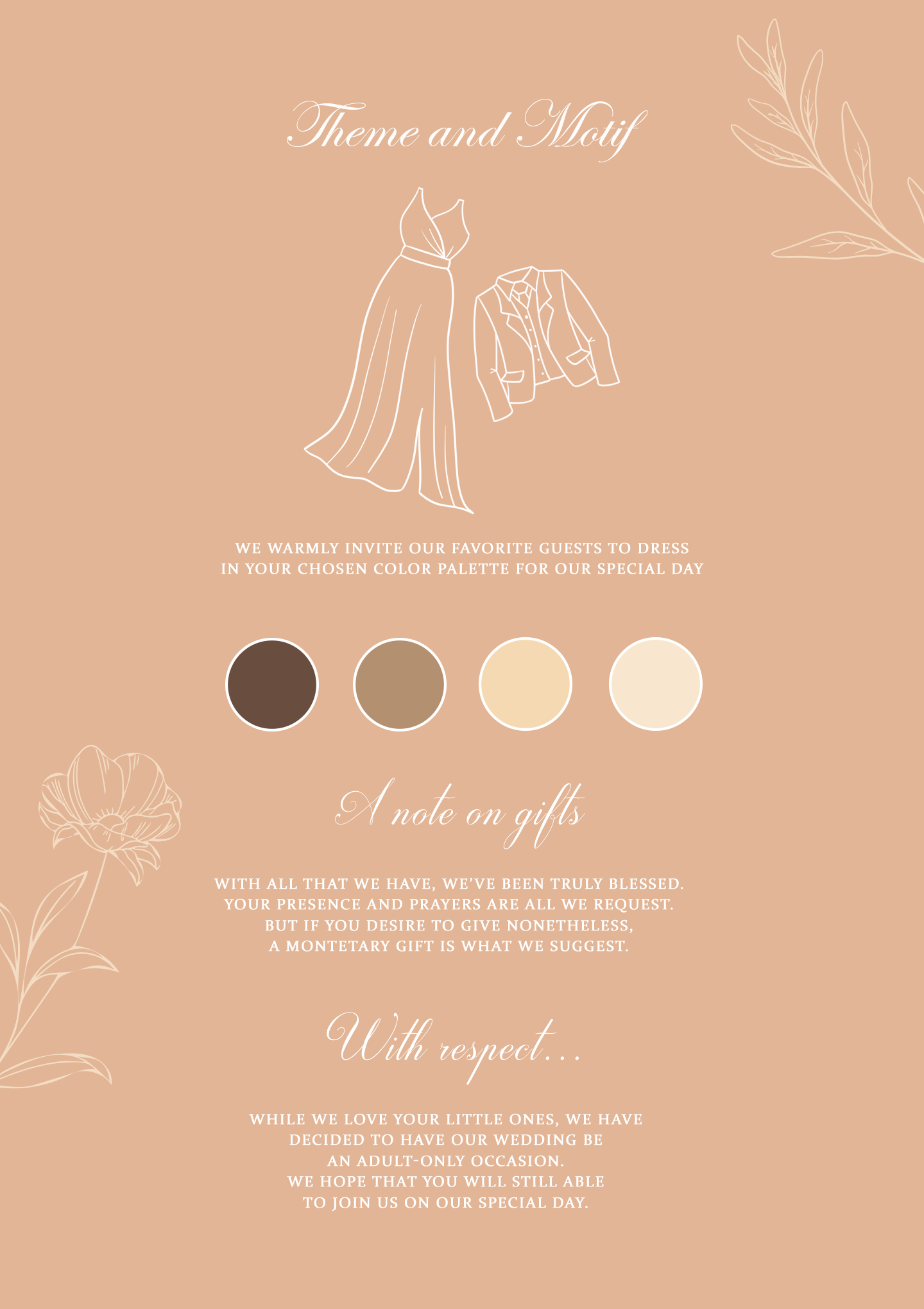 The Wedding Website of Camille Yumang and Buddy Dela Peña