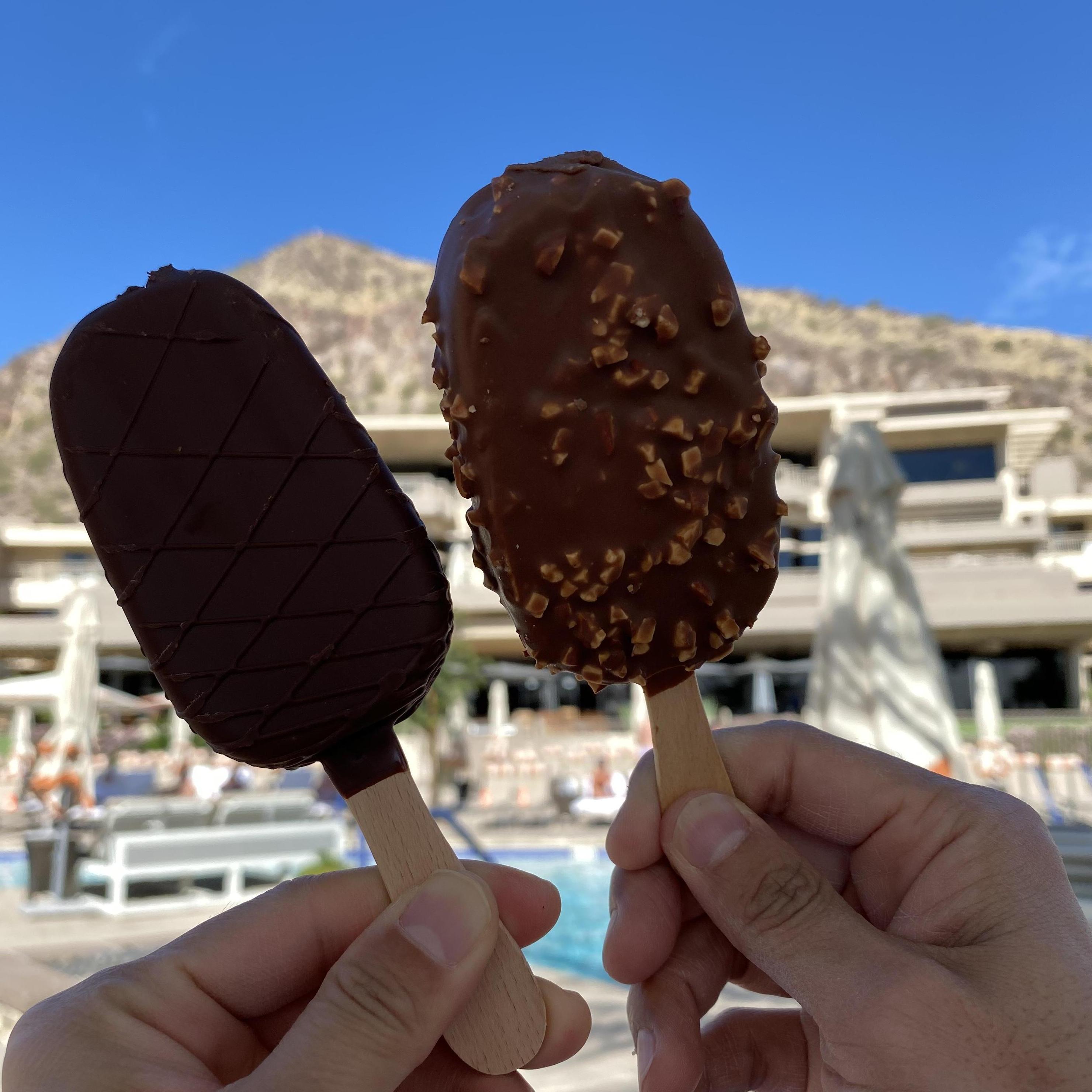 Again, our love for ice cream at Phoenician Resort at Scottsdale AZ
